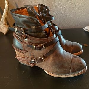 Freebird Crue Leather Booties